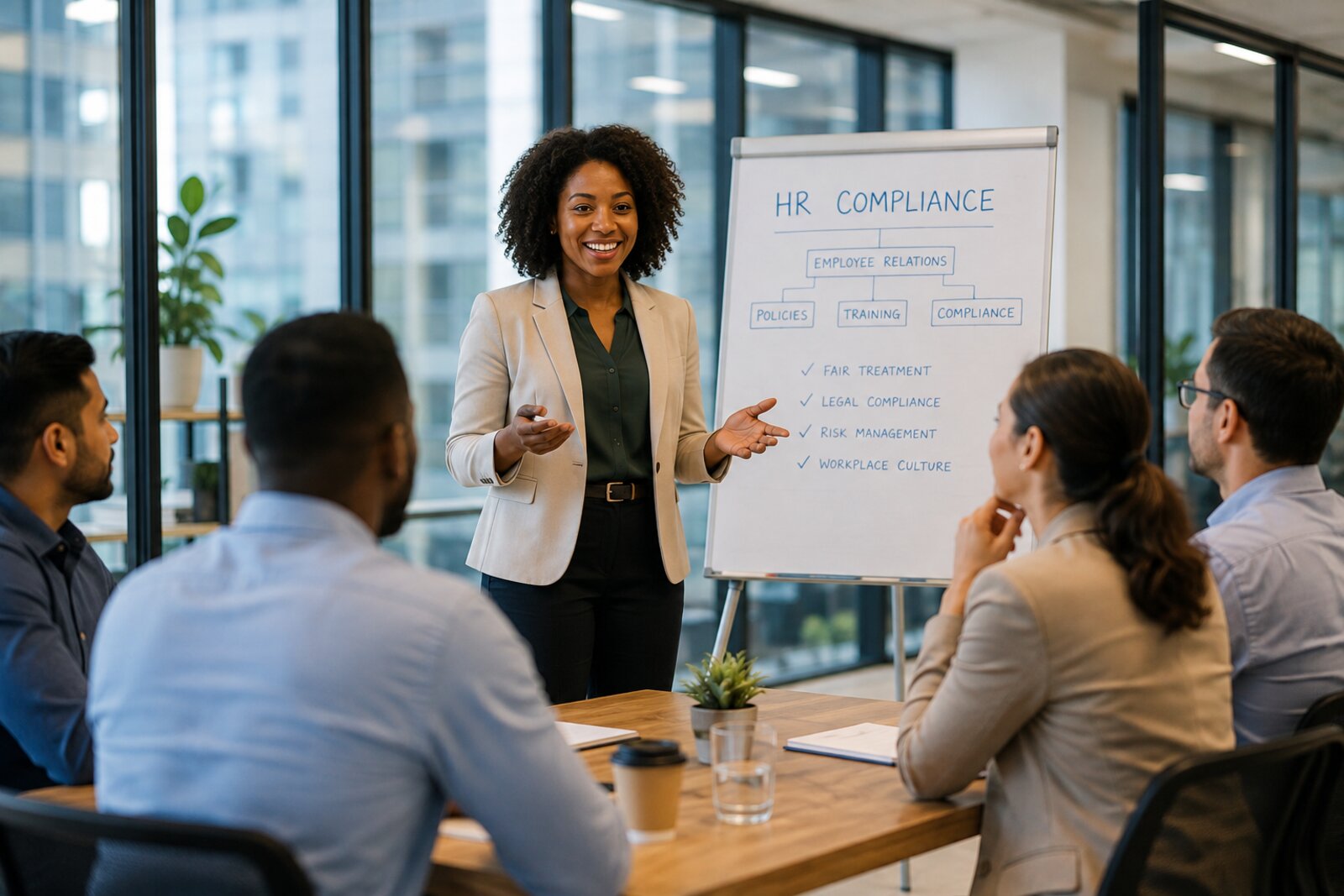 HR compliance training session